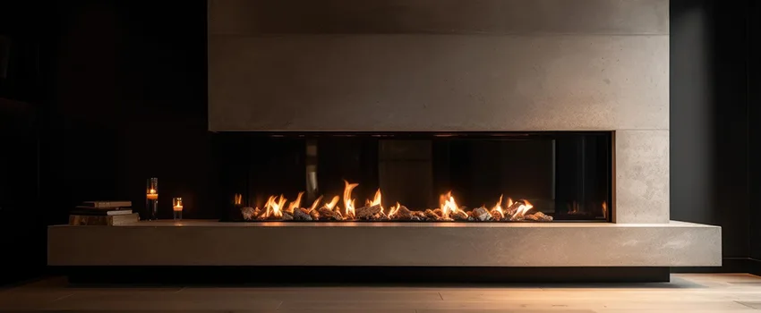 Gas Fireplace Ember Bed Design Services in Bellflower, California