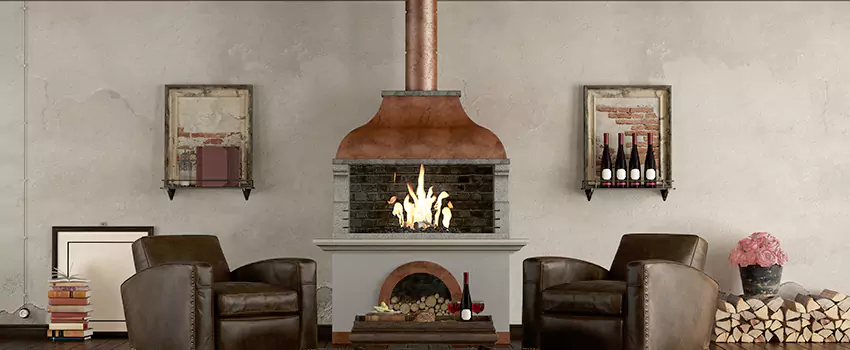 Thelin Hearth Products Providence Pellet Insert Fireplace Installation in Bellflower, CA