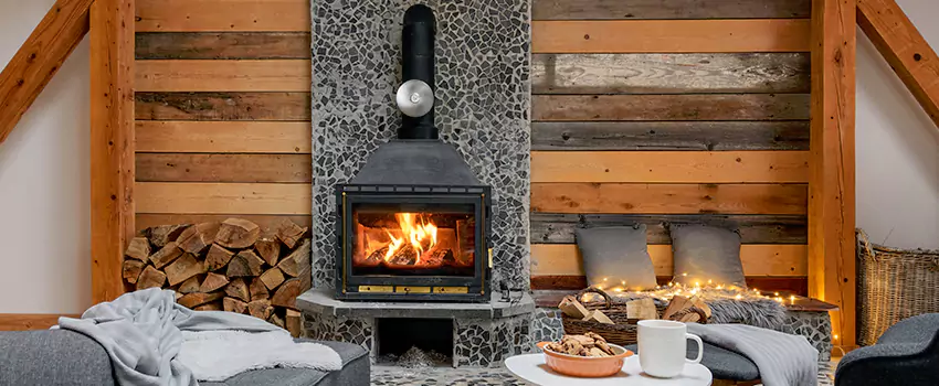 Thelin Hearth Products Direct Vent Gas Stove Fireplace Inspection in Bellflower, California